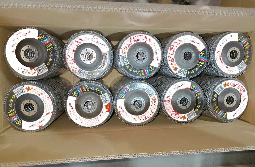 100mm Aluminium Oxide Grit 60 Flap Discs